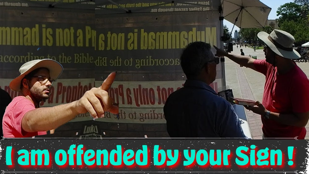 I am offended by your Sign !/BALBOA PARK